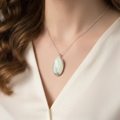 Pendentif serti en Serpentine (PE1730)