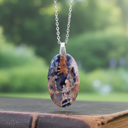 Pendentif en Sodalite et Cancrinite (PE1224)