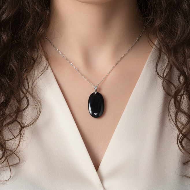 Pendentif en Tourmaline noire (PE1168) - ENAE Minéraux