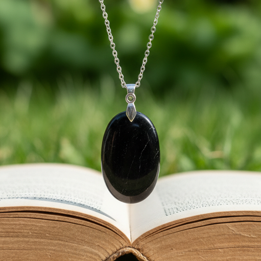 Pendentif en Tourmaline noire (PE1168)