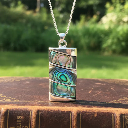 Pendentif serti en Abalone (PE1829-1)