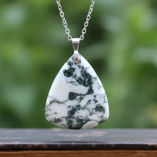 Pendentif en Agate Arbre (PE1486)