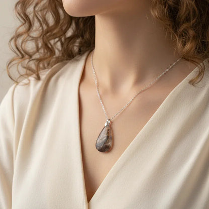 Pendentif en Agate bâton (PE1906)