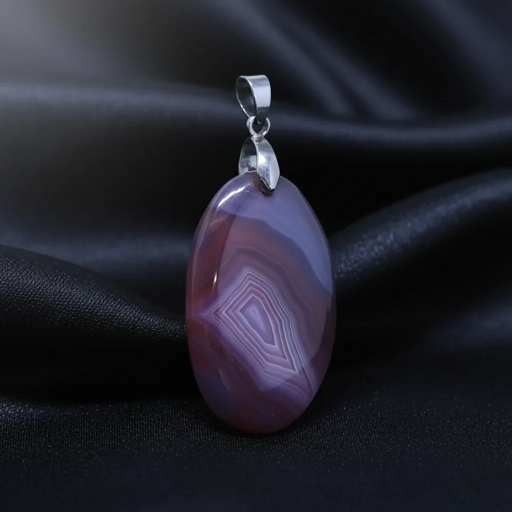 Pendentif en Agate du Botswana (PE2028)