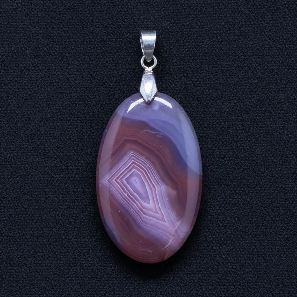 Pendentif en Agate du Botswana (PE2028)