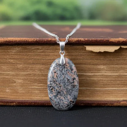 Pendentif en Agate Dendritique (PE1380)