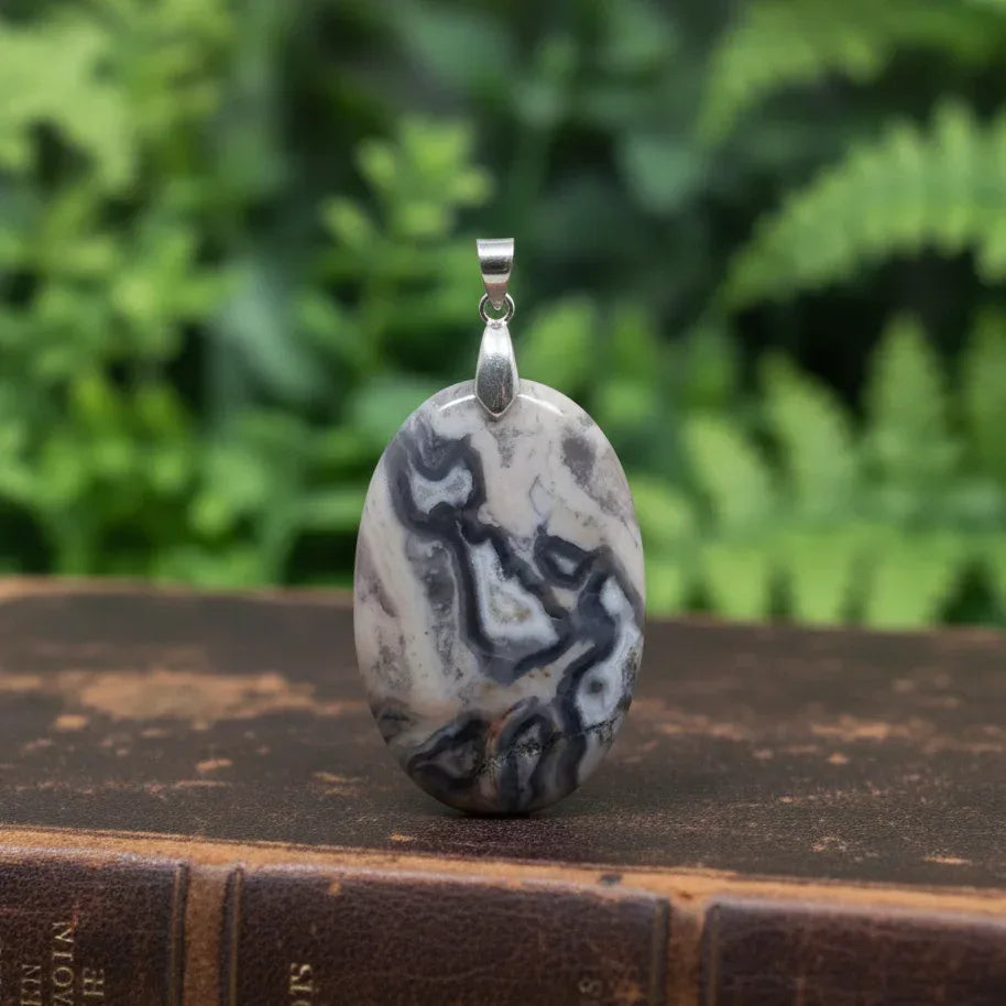 Pendentif en Agate mexicaine (PE2036)