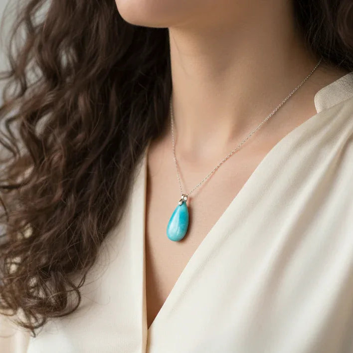 Pendentif en Amazonite (PE1711-1)