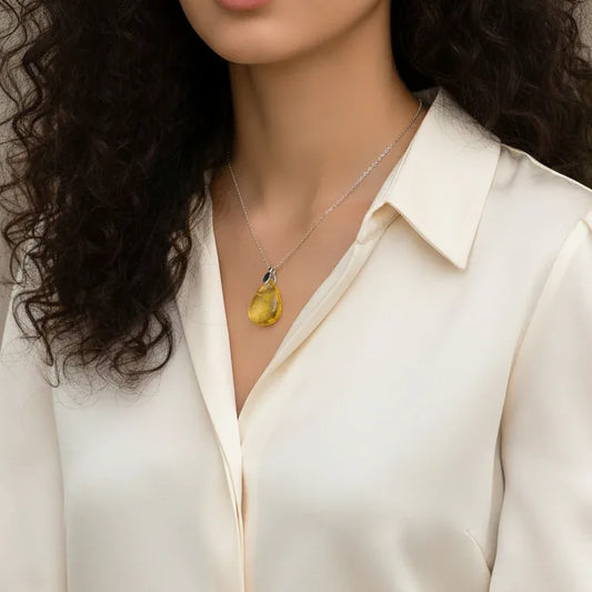 Pendentif en Ambre (PE1917-1)