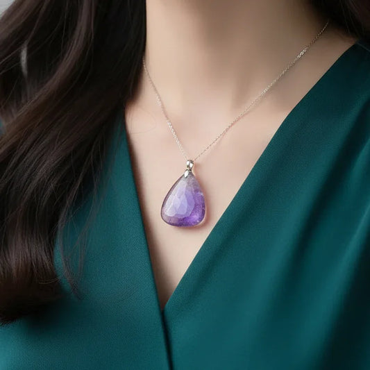 Pendentif en Améthyste (PE1149-10)