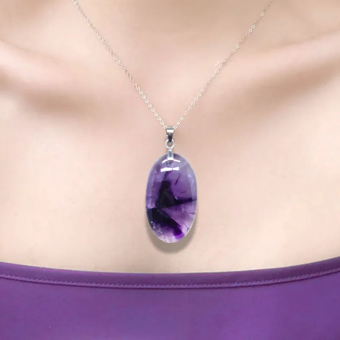 Pendentif en Améthyste (PE1149-20)