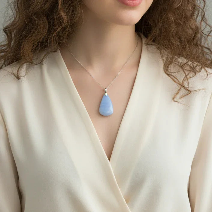 Pendentif en Angélite (PE905)