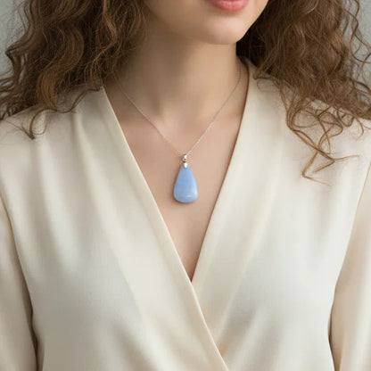 Pendentif en Angélite (PE905)