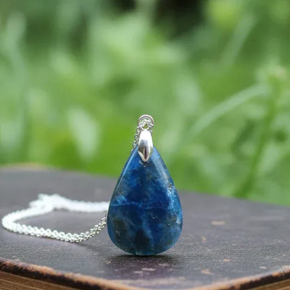 Pendentif en Apatite bleue (PE1654)