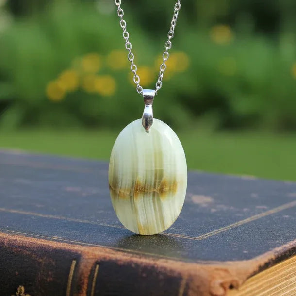 Pendentif en Aragonite et Calcite (PE1147-5)