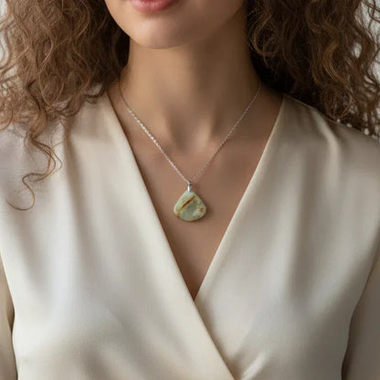 Pendentif en Aragonite et Calcite (PE1147-1)