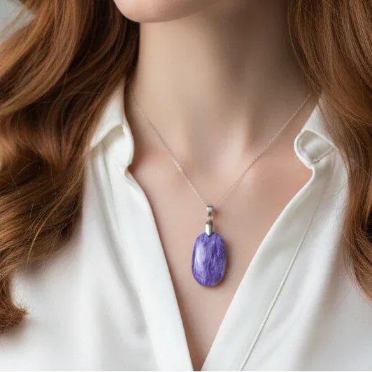 Pendentif en Charoïte (PE1250)