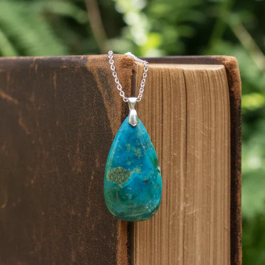 Pendentif en Chrysocolle (PE1647)