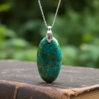 Pendentif en Chrysocolle (PE1648)