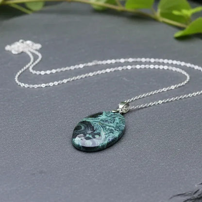 Pendentif facetté en Rhyolite Kambaba (PE1802)