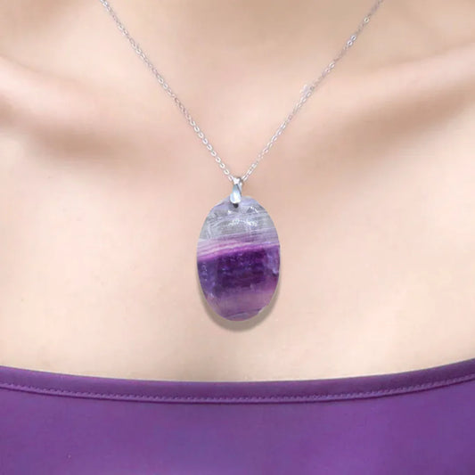 Pendentif en Fluorite (PE714)