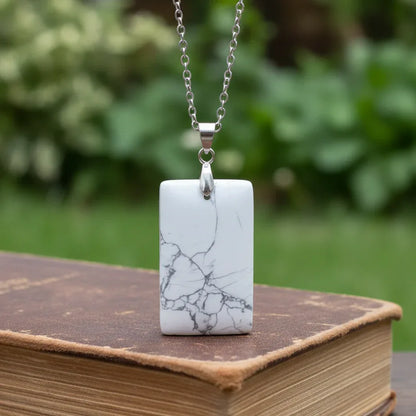 Pendentif en Howlite (PE981)