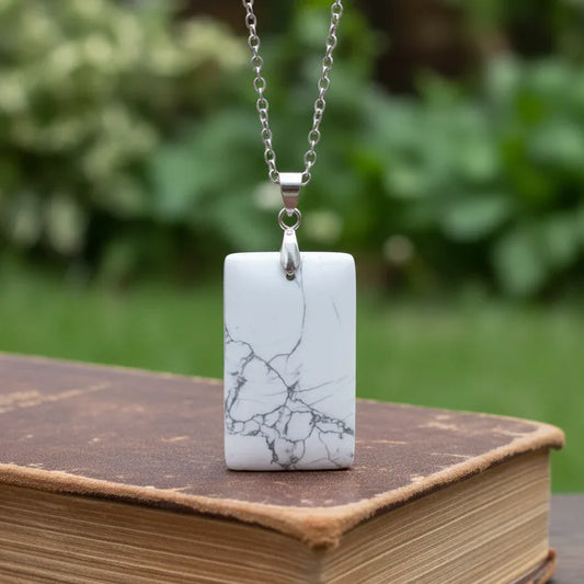 Pendentif en Howlite (PE981)