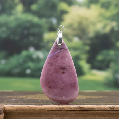 Pendentif en Jade Lavande (PE1633)