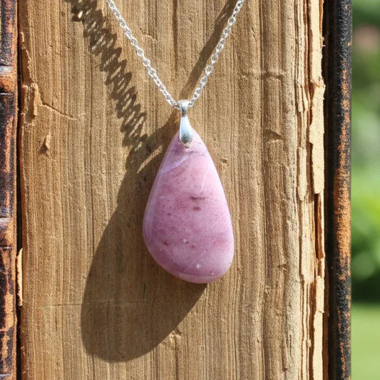 Pendentif en Jade Lavande (PE1633)