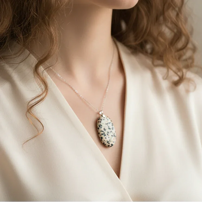 Pendentif en Pierre Dalmate (PE1383)