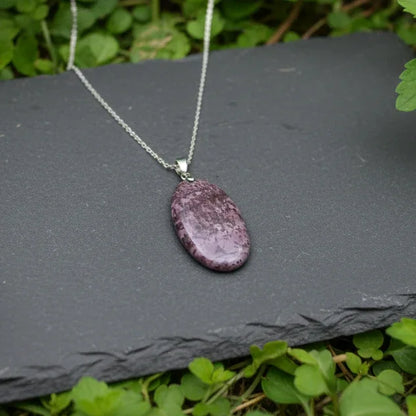 Pendentif Jaspe Grain de café (PE1589)