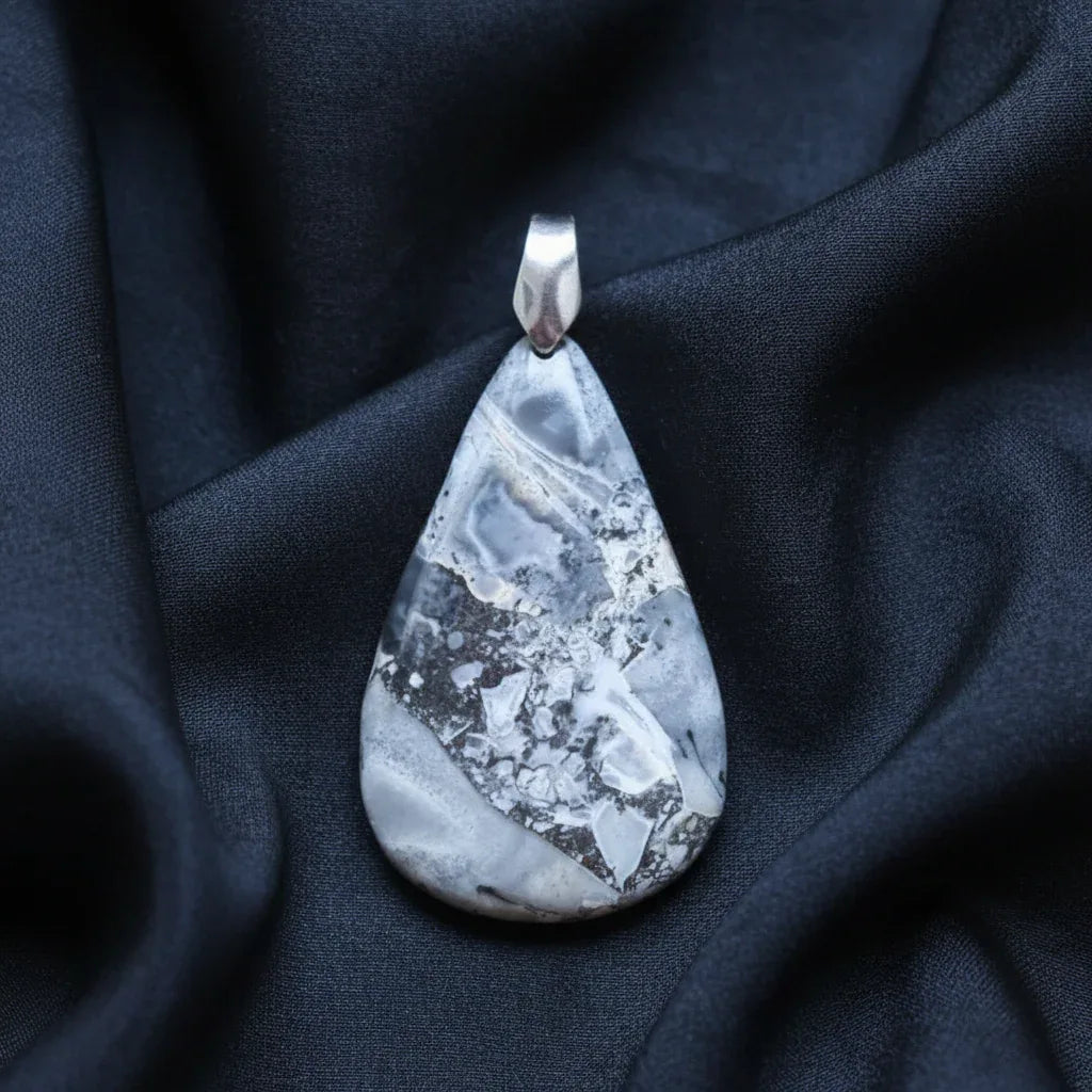 Pendentif en Jaspe Maligano (PE979)