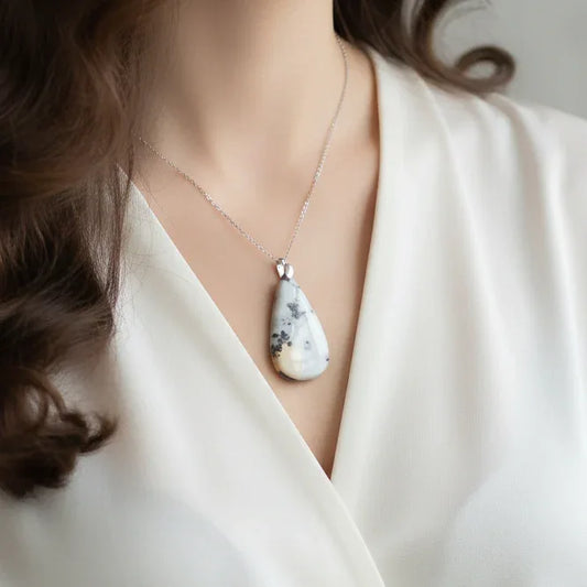 Pendentif en Jaspe Maligano (PE1257)