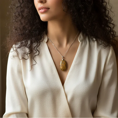 Pendentif en Jaspe Maryam (PE1690)