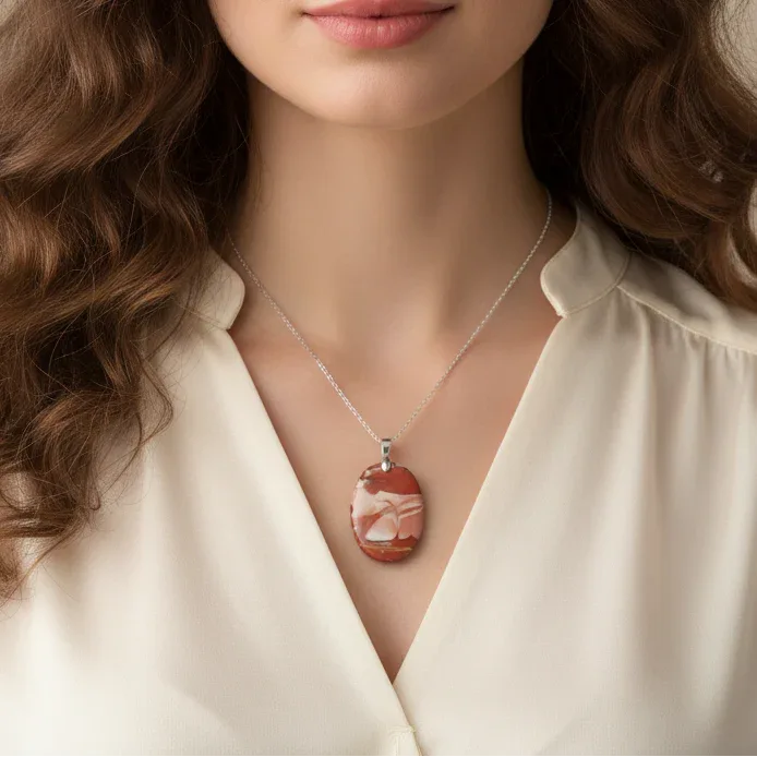 Pendentif en Jaspe Noreena (PE1305)