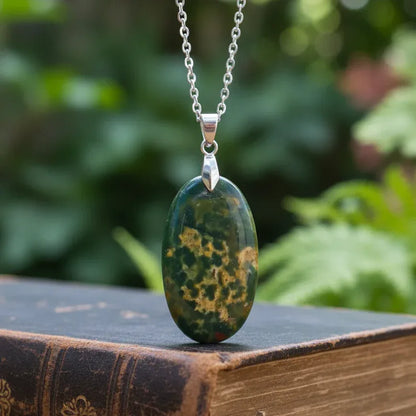 Pendentif en Rhyolite Océan (PE1859)