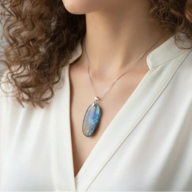 Pendentif en Labradorite (PE1728)