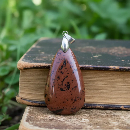 Pendentif en Obsidienne Acajou ou Mahogany (PE1232)
