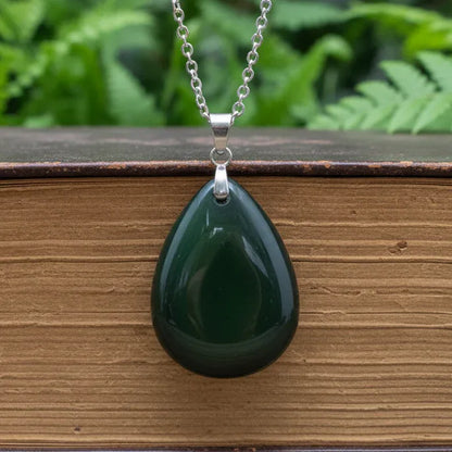 Pendentif en Obsidienne Œil Céleste bi-face (PE1020-7)