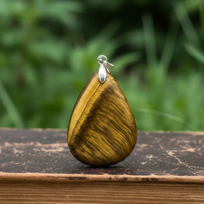 Pendentif en Œil de Tigre (PE1894)