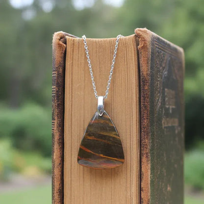 Pendentif en Œil de Tigre Marra Mamba (PE1634)