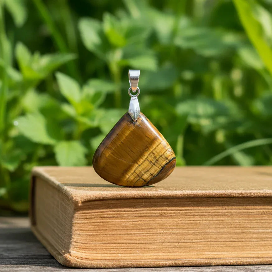 Pendentif en Œil de Tigre (PE1935)