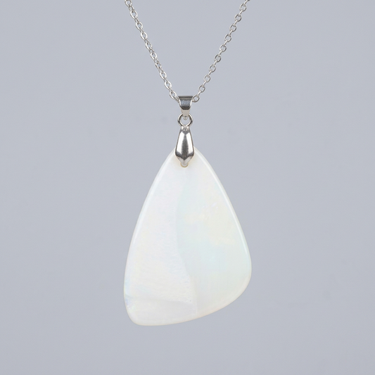 Pendentif en Opale blanche (PE1172-1)