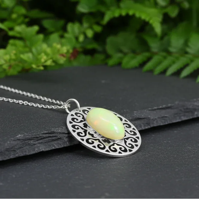 Pendentif en Opale Welo (PE1374-1)