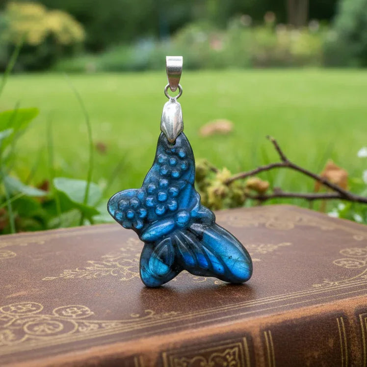 Pendentif papillon en Labradorite (PE1997-2)