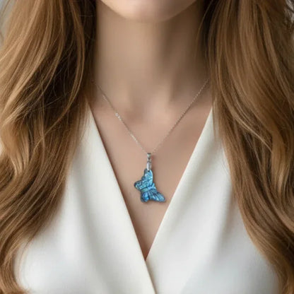 Pendentif papillon en Labradorite (PE1997-1)