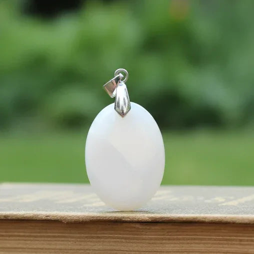 Pendentif en Pierre de Lune blanche (PE1744)