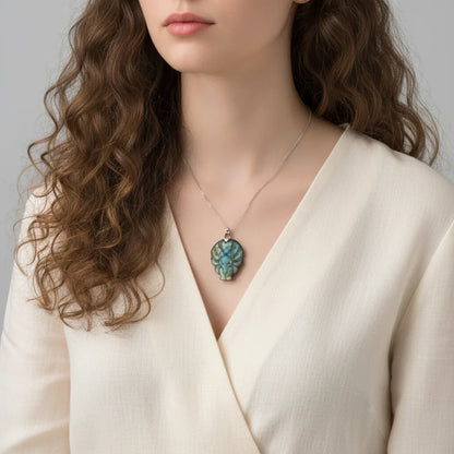 Pendentif Renard en Labradorite (PE1279-3)