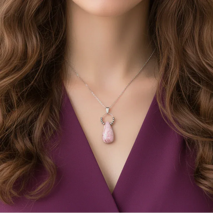 Pendentif en Rhodochrosite (PEL21-31)