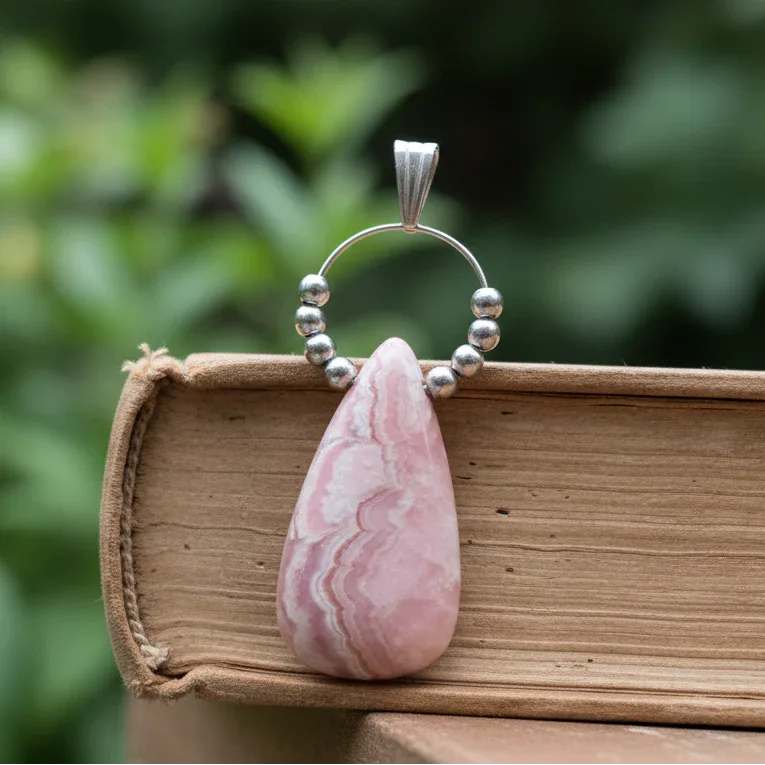 Pendentif en Rhodochrosite (PEL21-31)